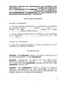 Contrato de compraventa de automovil