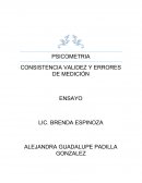 Ensayo de psicometria