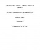 Operaciones con vectores