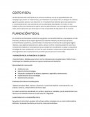 PLANEACIÓN FISCAL EN FUNCIÓN DE SU OBJETO