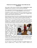 PRINCIPALES FACTORES DEL INDIVIDUO PARA TENER UNA VIDA PRODUCTIVA