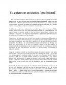 Ensayo colegios técnico profesionales