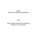 Ensayo sobre la Creatividad