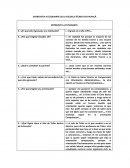 ENTREVISTA A ESTUDIANTE