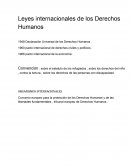Leyes internacionales de los Derechos Humanos