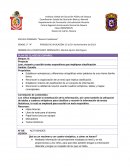 Leer, resumir y escribir textos expositivos que impliquen clasificación