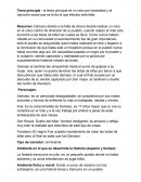 El tema principal es un robo por necesidad y el reproche social que se le da al que efectúa esta falta