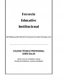 PROYECTO EDUCATIVO INSTITUCIONAL Marco filosófico curricular