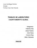 TRABAJO DE LABORATORIO CALENTAMIENTO GLOBAL