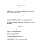 Nomenclatura orgánica Ensayo