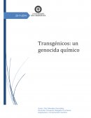 Por qu{e no a los transgénicos