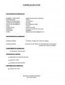 Como se haira un Formato de curriculum