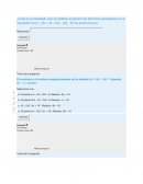 El cociente y el resíduo respectivamente de la división