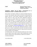 Escritos legales Educación a favor de la niña Lourdes Taylor Roberts.