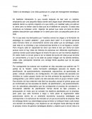 Un nuevo Ensayo Safari a la estrategia. Una visita guiada por la jungla del management estratégico