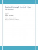 Derechos del trabajo y El Contrato de Trabajo