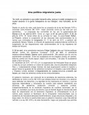 Una política migratoria justa , mi punto de vista