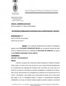 EN CASOS NO PROCEDE FORMALIZAR NI CONTINUAR CON LA INVESTIGACION - ARCHIVO