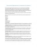 Comunicación organizacional y su implicacion en la gerencia