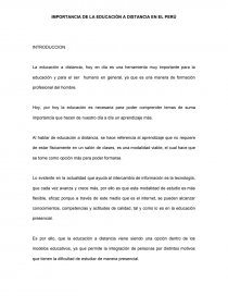 Educacion a distancia. Página 1