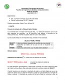 Base de Datos Consultas Laboratorio