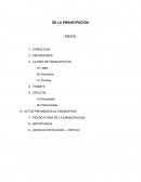 DE LA EMANCIPACION Y AUTORIZACION