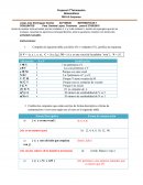 Estructua Completa la siguiente tabla con falso (F) o verdadero (V), justifica tu respuesta.