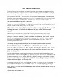 Legalizacion del matrimonio gay (ingles