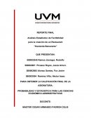 PROBABILIDAD Y ESTADISTICA PARA LAS CIENCIAS ECONÓMICO-ADMINISTRATIVAS