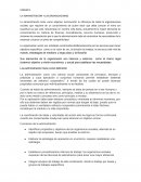 UNIDAD 1 LA ADMINISTRACIÓN Y LAS ORGANIZACIONES