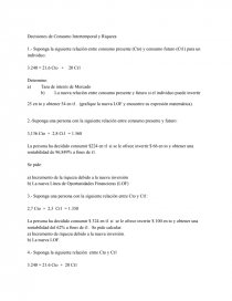 Decisiones de Consumo Intertemporal y Riqueza. Página 1