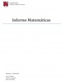 Formación Académica y Valorica Informe Matemáticas