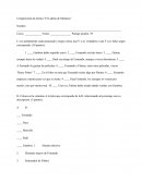 Comprensión de lectura “El Ladrón de Mentiras”