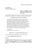 ASUNTO: ASESORÍA LEGAL. (CONTRATO DE ARRENDAMIENTO DE FINCA URBANA DESTINADA A CASA HABITACIÓN)