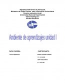 Ambiente de aprendizajes convencionales y no convencionales