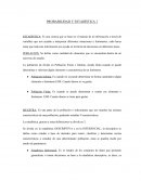 PROBABILIDAD Y ESTADÍSTICA 1