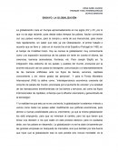 ENSAYO: LA GLOBALIZACIÓN