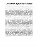 Un amor a puerts libres