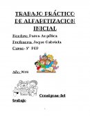 Trabajo practico de alfabetizacion inicial