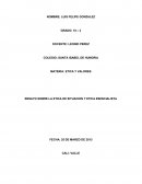 INFORME ETICA SITUACIONAL Y ETICA ESENCIALISTA