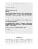 Estimado Ingeniero Santander, en el último mes hemos observado que reiteradamente se ausenta de su puesto de trabajo