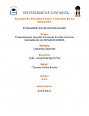 PROPUESTA DE EXPORTACION DEL FRUTO DE LA UVILLA