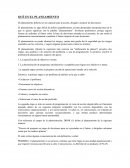 QUÉ ES EL PLANEAMIENTO