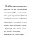 Actividad de Metacogniciòn EL MITO DE LA CAVERNA