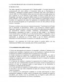 LA TRANSFORMACION DEL ESTADO DE DESARROLLO