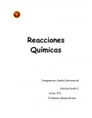 Reacciones Químicas. Una reacción química es todo proceso termodinámico