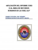 APLICACION DEL INFORME COSO II AL AREA DE RR.HH. UGEL-ILO