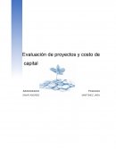 Evaluación de proyectos y costos de capital
