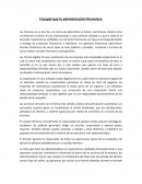 El nuevo Resumen de el papel de la dministracion financiera