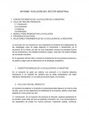 INFORME EVOLUCIÓN DEL SECTOR INDUSTRIAL